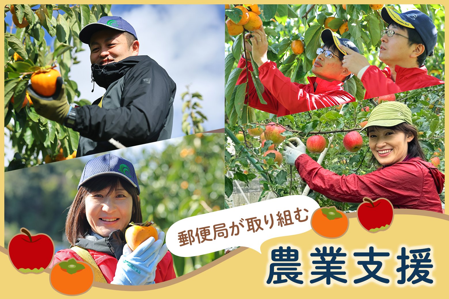 地域を耕し、未来を育てる。郵便局が取り組む、これからの「農業支援」